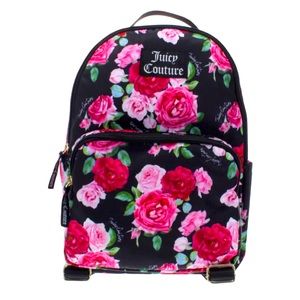 Juicy couture flower print backpack